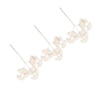 CVUTOVO 3pièces Décorations de Ginkgo Artificielles Branches Décoratives sans Odeur Décor Nature pour Fête et Maison Ambiance Festive et Élégante