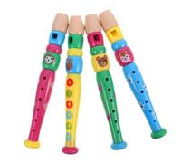 CVUTOVO 4 Pièces Plastique pour Garçon Fille Trou et Facile à Utiliser pour Cours de Musique Favorise Intérêt Musical Compétences de Coordination