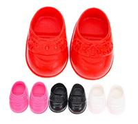 CVUTOVO 4Paires Chaussures Miniatures pour Poupées et Accessoires de Mode pour Filles Améliorez Imagination et Interaction Parent