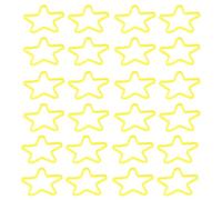 CVUTOVO 50 Élastiques Magiques D’étoile Accessoires en Caoutchouc Haute Élasticité pour Tours de Magie et Spectacles Pack 50 Pièces, pour Fêtes et Performances Scéniques