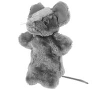 CVUTOVO à Main Peluche Souris Animée pour Interactif de Narration Développe la Créativité Compétences Émotionnelles Accessoire pour Jeu