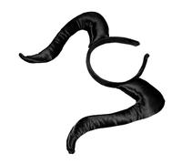 CVUTOVO Accessoire de déguisement d'Halloween bande de cheveux Band de cheveux effrayant costume d'Halloween Bandeau gothique fête d'Halloween bandeaux décoratifs Cosplay Hairband Black