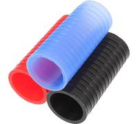 CVUTOVO Anneaux de Cou de Saxophone en Silicone 3pcs, Accessoires pour Saxophone Alto et Ténor, Facile à Retirer, Améliore la Qualité Sonore, Différentes Couleurs Disponibles