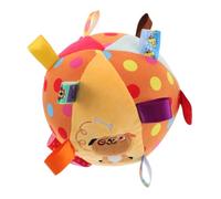 CVUTOVO Balle Peluche Douce et Colorée pour Garçon Fille Balle Sensorielle avec Développement Moteur Éducatif pour Préhension Dès Premiers Mois Montessori Garçon Fille