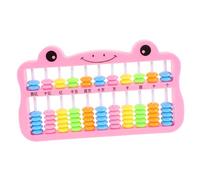 CVUTOVO Boulier Mathématique Plastique Coloré Perles Outil Éducatif pour Garçon Fille Apprentissage Calcul pour Élèves Pédagogique pour Compter et Améliorer Les Compétences Mathématiques