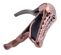 CVUTOVO Capodastre Guitare Métal Rouge Pince Crocodile Compact pour Guitare Folk et Classique Pratique pour Répétitions