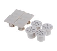 CVUTOVO Capuchons de Vis en Plastique et Compatible Universellement Ensemble de 4 Pièces, Fixation Précise pour Toboggan Garçon et Filles, Jeu Extérieur pour Équipements de Terrain