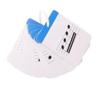 CVUTOVO Cartes de Piano pour Garçon et Filles en Papier, Apprentissage Rapide des Notes et Amélioration du Rythme, pour Cours de Musique en Groupe ou Débutants