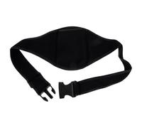 CVUTOVO Ceinture Porte-microphone Noire en Tissu de Plongée, Paquet de Transport pour Micro D'instructeur Fitness, Pochette Compacte sous 20l Rangement Téléphone, pour Cours de Sport