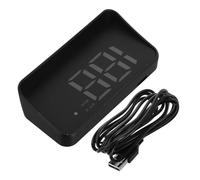 CVUTOVO Compteur de Vitesse GPS M2 à Affichage Vert LCD pour Voiture Indicateur Kilométrique Précis Connexion USB Écran Tête Haute pour Tableau de Bord Navigation Intégrée pour