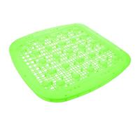CVUTOVO Coussin de Siège Ventilé pour Chariot Élévateur et Engins Lourds, Double Couche de Billes de Massage, Housse Respirante Antidérapante Verte, Amortisseur de Vibrations, Adapté
