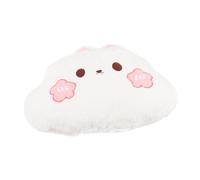 CVUTOVO Coussin Lombaire en Peluche Lapin Kawaii pour Voiture, Confortable et Facile à Installer, Décoration Intérieure Mignonne et Unique pour Ceinture Lombaire