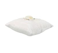 CVUTOVO Coussin Porte Alliances Blanc Élégant Dentelle Vintage pour Mariage Décoration Romantique Adapté Aux Cérémonies Plage Jardin ou Lieu Traditionnel