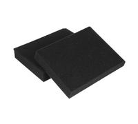 CVUTOVO Coussinet d'Isolation Acoustique en Mousse Dense Lot de 2, 4 Pouces, pour Haut-Parleurs de Studio et Étagère Amortissement des Vibrations et Amélioration du Son