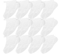 CVUTOVO Couvre-pieds Jetables en Plastique Pe Transparent pour Bain de Pieds et Essai Chaussures, Protection Anti-fissures, Lot de 1000 Pièces Longue Forme Tube
