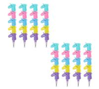 CVUTOVO Crayons Licorne Écriture Fluide et Facile à Effacer en ABS Lot de 8 pour Garçon et Filles pour Fêtes et Récompenses en Classe