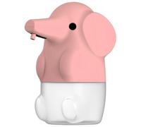 CVUTOVO Distributeur de Savonnette Automatique Cuisine Capteur Infrarouge, Capacité 250ml, Rechargeable USB 1200mah, Design Rose Délicat, Facile à Nettoyer pour Usage Domestique