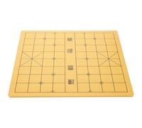 CVUTOVO Échiquier Double Face en Bois 0,3 Cm pour Échecs Chinois et Gobang, Accessoire de Jeu D’échecs Traditionnel, Matériel de Jeu de Société Polyvalent pour Parties à Domicile Voyage