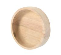 CVUTOVO en pour Hamster Mangeoire Multifonction Petit Bol en Chêne Accessoire pour Chinchilla Compatible Petits Animaux pour Rongeurs