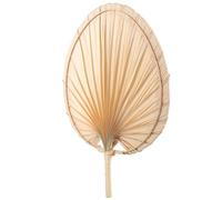 CVUTOVO Éventail Bambou Vintage Style Chinois en Feuille de Palmier, Ventilateur Manuel Confortable pour L'été, pour Hôtel et Fête