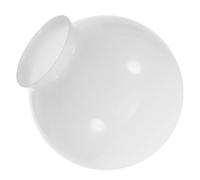 CVUTOVO Globe de Lampe en Verre Blanc 150 Mm, Cache pour Ventilateur de Plafond, Abat-jour Sphérique avec Entretien Facile, Diffuseur pour Usage en Salon