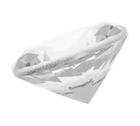 CVUTOVO Grand Diamant Acrylique Transparent Décoratif pour Fêtes D'anniversaire Remplissage pour Boîte à Trésors et Centre de Table Élégant en Cristal