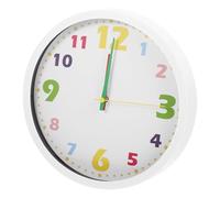 CVUTOVO Horloge d'apprentissage des Enfants Nursery pour Horloge Murale Silencieuse Plastique