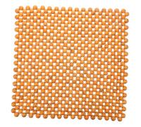 CVUTOVO Housse de Siège Auto en Perles de Bois 44X44Cm Coussin Rafraîchissant et Massant pour Conducteur Confort Été/Hiver Housse Ventilée pour Voiture et Bureau