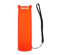 CVUTOVO Housse pour télécommande TV vocale 3E génération Silicone Orange Antichoc Anti-Rayures Anti-Poussière Accès Complet aux Boutons Compatible TV Vidéo et Home Couleur Aléatoire