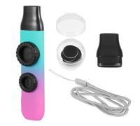 CVUTOVO Kazoo à Double Trou Réglable Instrument Musical Petit Kazoo en Plastique Léger Son Modulable pour Accompagner Guitare et Ukulélé Ludique pour Adultes et Garçon et Filles Usage