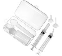 CVUTOVO Kit d'allaitement pour Chatons et Chiots Biberons en PP et Silicone, Prise en Main Facile, Accessoires de Tétines de Rechange pour Nourrir Animaux Nouveaux-nés