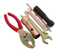 CVUTOVO Kit D'outils Moto Compact avec Tournevis, Clés Universelles, Pinces et Extracteur de Bouchons - Ensemble Multifonctionnel Portable pour Entretien et Réparation Mécanique Moto -