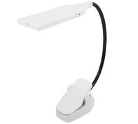 CVUTOVO Lampe de Musique Rechargeable à Pince Bras Flexible, Éclairage sans Éblouissement, Couleur Aléatoire, Lampe de Lecture pour Piano Droit et Bureau, Éclairage
