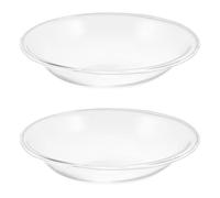 CVUTOVO Lot de 2 Plateaux en Verre Transparent pour Chauffe-Cire, Récipient de Remplacement pour Brûleur à Cire Fondue, Accessoire Aromathérapie Adapté la Maison, Design Chapeau, Facile