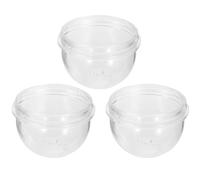 CVUTOVO Lot de 3 Bouchons Externes Colorés pour Tunnel de Cage Hamster et Petits Animaux, Accessoires de Tunnel Pratiques en Plastique Robuste, Adaptés à Cages de Couleur Aléatoire