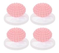 CVUTOVO Lot de 4 Paquet Filtrants Flottants Attrape-poils Réutilisables en Filet Polyester pour Machine à Laver, Collecte Peluches et Poils D’animaux, Compatible Lavage Linge Domestique,