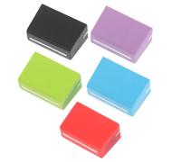 CVUTOVO Lot de 5 Capuchons de Fader Coulissants Multicolores pour Console de Son à Glissière Droite Caoutchouc Solide Trou Intérieur 4 MM Accessoires de Remplacement pour Équipement DJ