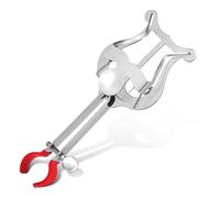 CVUTOVO Lyre de Fer Argenté avec Pince Antidérapante pour Musique de Marche Support Solide et Protecteur pour Partitions Dinstruments de Fanfare