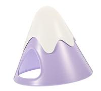 CVUTOVO Maison De Détente pour Hamster Forme De Montagne Nid Douillet pour Petits Animaux Refuge Securisé pour Rongeurs pour Hamsters Et Cobayes Couleur Violette Rotin