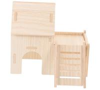 CVUTOVO Maison en pour Hamsters Cabane Décorative et Résistante à l'usure Cachette Adorable pour Petits Animaux DIY Labyrinthe en 1 Ensemble Fournitures pour Hamsters et Rats