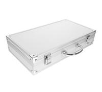 CVUTOVO Mallette en Alliage D'aluminium pour Rangement D'outils et Remède, Grosse Capacité, Légère Bords Arrondis, pour Hôpital et Garage