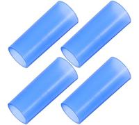 CVUTOVO Manchons de Protection pour Alto en Silicone Bleu, Lot de 4 Pièces, Anneaux de Cou en Silicone Étanche, Accessoires pour Alto, Kit de Réparation Instruments à Vent