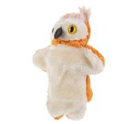 CVUTOVO Marionnette à Main en Peluche Hibou Douce et Souple, Taille Unique, Interactif pour Raconter des Histoires, Marionnette Animale pour Garçon et Filles et Adultes, Accessoires de
