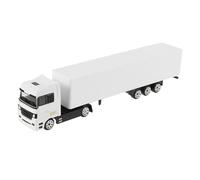 CVUTOVO Modèle de Camion Porte-Conteneurs en Alliage pour Garçon et Filles Semi-Remorque Jouet Construction Métallique Détails Réalistes Remorque Amovible Jeu Collection