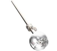 CVUTOVO Pédale D'instruments Alliage en D'aluminium de Batterie Argenté, Réponse Rapide et Son Accessoires de Percussion pour Batteurs