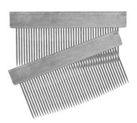 CVUTOVO Peignes à Cheveux en Fer pour Archets de Violon et Erhu, 2 Pièces, Outil de Toilettage pour Crins de Cheval, Accessoire de Nettoyage Précis pour Musiciens et Luthiers