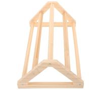 CVUTOVO Perchoir en Bois Khaki Rond Ergonomique pour Petits Volailles et Perroquets, Facile à Assembler, Réduit la Fatigue, pour Poulaillers et Couveuses