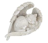 CVUTOVO Pierre Commémorative pour Chat Résine Statue Décorative pour Animaux Ornement De Jardin Mémoire des Aimés