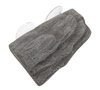 CVUTOVO Plateforme de Repos pour Tortues en Résine Réglable avec Ventouse Accessoire Aquarium pour Reptiles Île Flottante Multifonction pour Tortues d'eau et Amphibies Décor Naturel