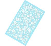 CVUTOVO Pochoir en Polyester pour Pâte Polymère, 1 Feuille Lavable, pour Décoration de Fête et Bricolage D'garçon et Filles